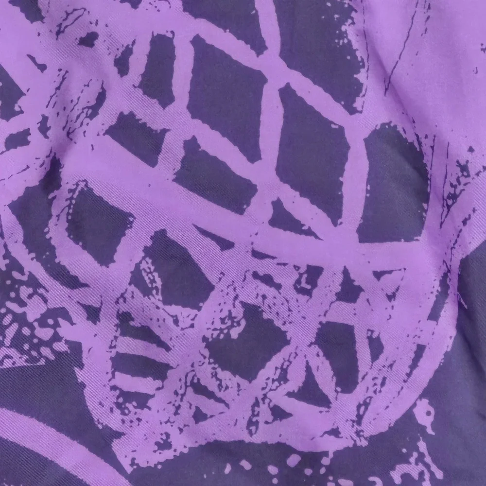 Jordan Flight Mens XXL Purple Abstract Basketball Net Swim Trunks Board Shorts